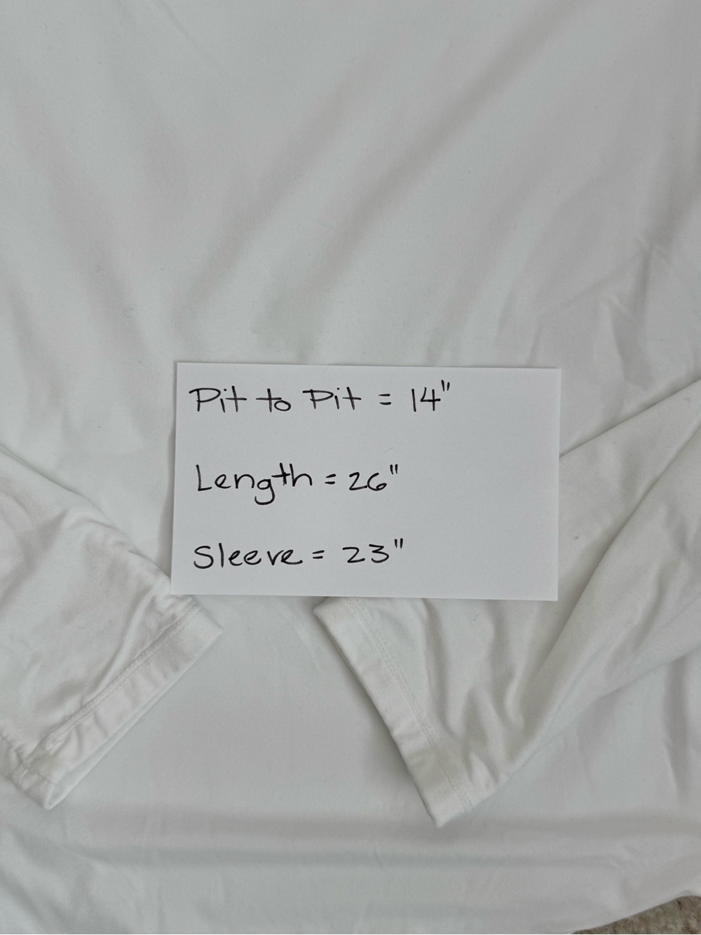 🔹 PUMIEY Double-Lined Long Sleeve White Scoop Neck Bodysuit Size Large - Picture 3 of 3